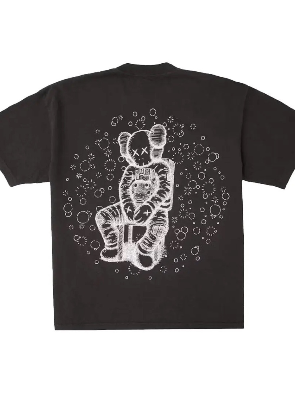 KAWS x Kid Cudi Moon Man Glow In The Dark Tee 100% Authentic SEALED SMALL